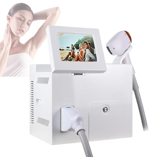 KACBFEE Epilatore Laser a Tripla Banda, Dispositivo di epilazione IPL a diodo 755/808/1064 NM, per Donne e Uomini, per Uso Domestico e Centri estetici