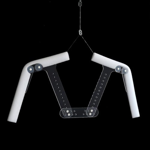 Adjustable Mannequin, Invisible Hang Acrylic Dress Form, Photography Backdrop Hangers Invisible/Transparent, for Retail, Boutique, Photography Shows Model Torso(Adult)