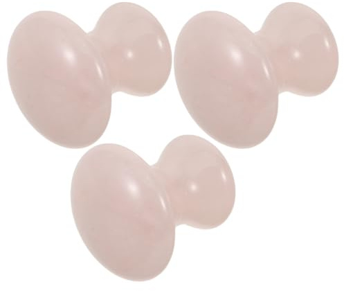 VICASKY 3stücke Jade-gesichtsmassagestein Gua-sha-massagestein mit Pilzform für Gesichtskonturen Kristall-gesichts-gua-sha-instrument zur Entspannung und Hautstraffung