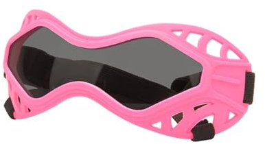 Gafas reforzadas para perros, lentes irrompibles, múltiples opciones de color, ajuste seguro para camping, mochileros, gafas delgadas para mascotas, plan transportable