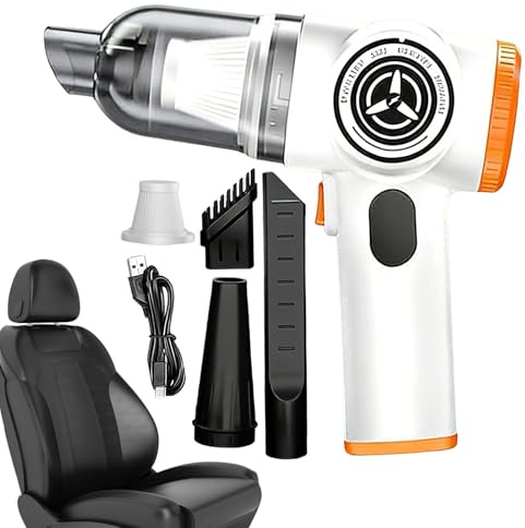 Yuemeuy Aspirateur De Voiture sans Fil | Dépoussiéreur De Détail Rechargeable 15000Pa,Aspirateur Main Véhicule,pour Canape Sieges Auto SUV Camping-Cars Minibus Pick-Up Bateaux