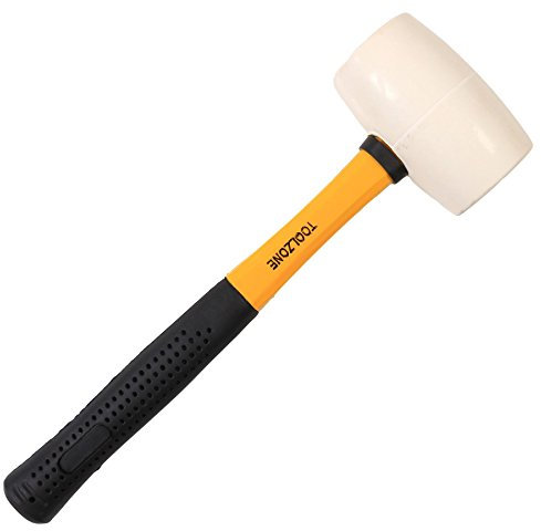 White 16oz Rubber Mallet | Non Marking Head