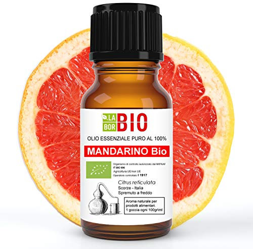 MandarineÖl Rot Bio Sizilianisch Ätherisches Öl 100% Reines 10 ml - Aromatherapie Kosmetik Therapeutische - Laborbio