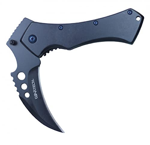 Grim Reaper Karambit Scythe Tactical Combat Pocket Knife (Limited Edition) (Black)