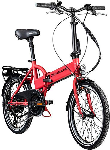 ZÜNDAPP Z101 20 Zoll E Bike Faltrad Damen Herren Elektrofahrrad klappbar Fahrrad Elektro Klapprad Ebike Pedelec E-Bike Erwachsene Klappfahrrad