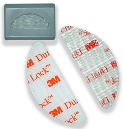 Arikaree 2 Adesivi Originali 3M Dual Lock, Adesivo Originale 3M Trasparente per Supporto Dispositivi Adatto per Auto Camion Camper Universale (Trasparente)