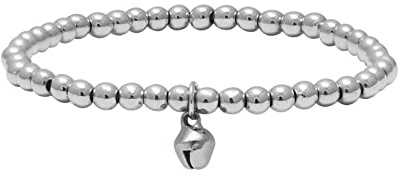 Bishilin fotlänk boho, fotlänk damer silver pärlkedja med klockor fotlänk charm fotlänk semester 22 cm