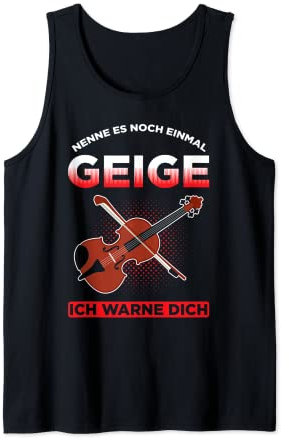Bratsche Spielen Viola Musik Bratschist Orchester Violist Tank Top