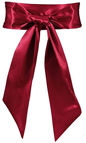 JASGOOD Damen Kleid Schärpe Brautgürtel Hochzeit Party Braut Satin Taillengürtel für Party besondere Anlässe 3,7'' breit, Eine Grösse passt allen