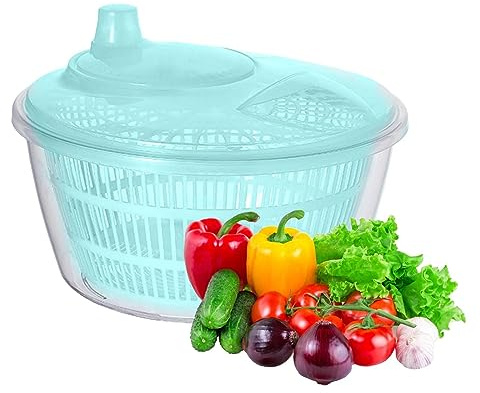 Aznever Essoreuse à Fruits - Fruit Washer Spinner Séchoir à légumes - Essoreuse à Salade Pratique et Efficace Séchoir à laitue pour Fruits Verts de laitue