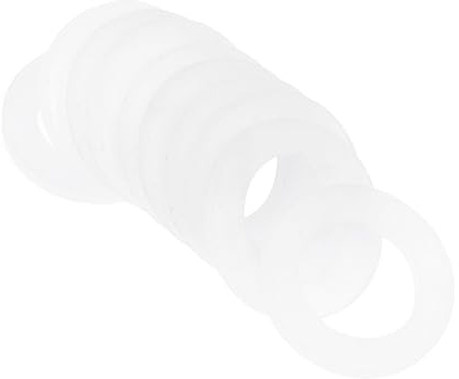 OSALADI 10pcs Seal Silicone Gasket Heavy Duty Rubber Seals for Garden Hose Hot Water Washing Machine Inlet Hose Outdoor Temp