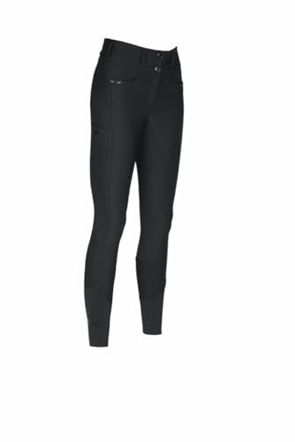 Pikeur Damen Reithose Laure McCrown Ganzbesatz Leder Black, Pik20_FS_Gr.:34