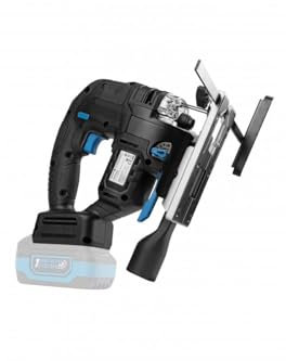 HÖGERT TECHNIK Akku-Stichsäge 18V OneAccuSystem, bürstenloser Motor, 0-2600 U/min, 26 mm Klingenhub, 4-stufige Blattschwingung, werkzeugloser Klingenwechsel, LED, ohne Akku