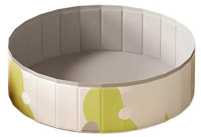 Piscina para Perros, Bañera Plegable para Perros, Piscina Plegable No Inflable, Piscin-a Infantil Portátil Y Fácil De Limpiar para Perros Y Niños En El Jardín,100x100x30 Cm