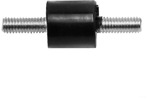 Zilimontt Rubber Vibration Isolator Mount Anti Vibration Rubber Shock Absorber Damper with Metal Threaded Studs for for M5 M6 Machines Generators Compressors Pumps Air(M3x8mm（8mmx8mm）)