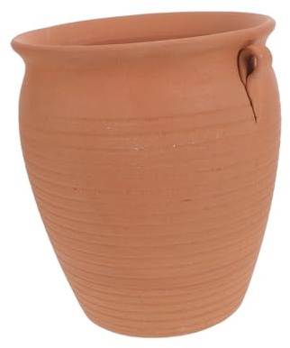 Ciieeo Boîte de Rangement Style Campagne en Argile Récipient Ventilé Conservation Fraîcheur pour Pommes de Terre et Oignons pour Légumes sur Plan de Travail