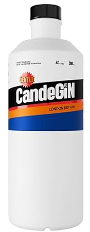 Gin Candegin Gentle - Gin London Dry - Un gusto che non dimenticherai, un carattere che non si lava via - 500ml