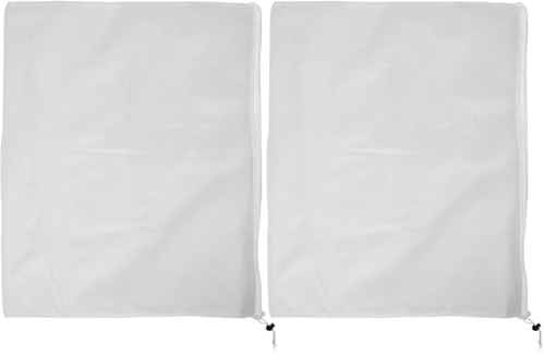 SHOWERORO 2 Fundas Protectoras contra heladas para Plantas - 80 x 60 cm (31,44 x 23,58) Manta Reutilizable con Cierre de cordón - Envoltura Aislante de Invierno para Plantas y arbustos en