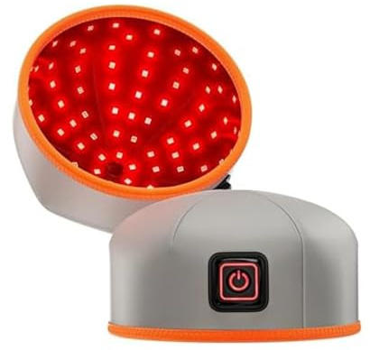 Rotlicht-Haarwuchs-Therapiekappe, Haarnachwuchs For Haarausfallbehandlungen Mit 120 Integrierten LED-Perlen Zur Förderung Des Wachstums