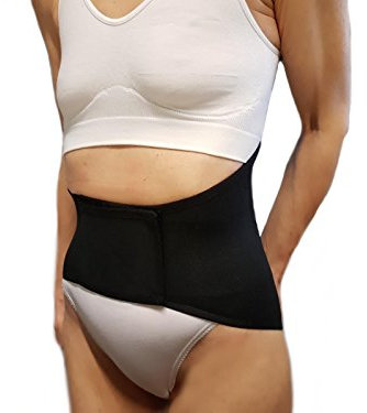 CORSETTO LOMBARE CON SAGOMATURA ADDOMINALE BASSA Nero, XXL (109-120 cm.) Supporto Ortopedico Steccato, Fascia Cintura 4 Stecche, Tutore Schiena, Busto Sostegno Correttore Posturale - UNISEX Uomo Donna