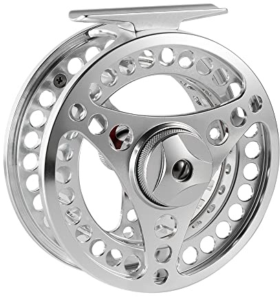 AnglerDream EX-ALC Fly Reel 3/4 WT Silver CNC Machined Aluminum