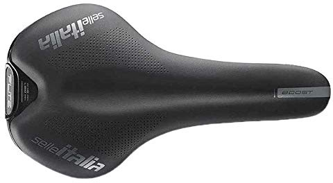 Selle Italia FLITE Boost TI 316 - Sella Bici da Corsa Racing con Telaio in TI 316, Massima Leggerezza e Resistenza - Taglia S3, Nero