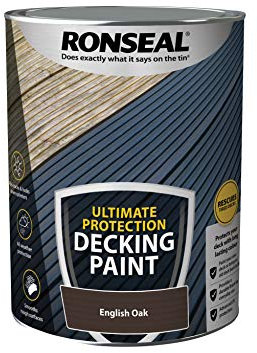 RONSEAL ULTIMATE DECKING PAINT ENG OAK 5L