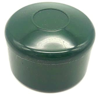 Kappe Abdeckung Zaun Abdeckkappe Zaunpfosten Pfosten Maschenzaun Zubehör Rund. (Grün 38 mm 10 Stück)