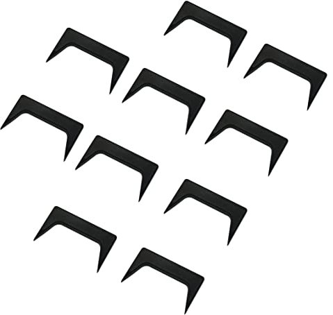 UPTTHOW 10PCS Pinch Dogs Woodworking 1.5inch Wood Clamps Square Back Tapered Legs Woodworking Glued Panel Table Stool Top Plank Edge Post Assembly Clamping Tools 1.5