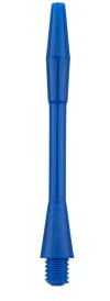 Unicorn Dartschäfte | Sigma One | strapazierfähiges Nylon | blau | lang 46,3 mm | 3 Schäfte