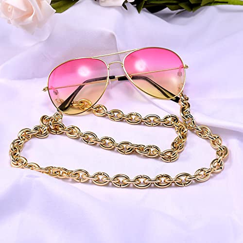 Brillenkette Sonnenbrillen Kette Hals Damen Vergoldet Acryl Chic 72Cm Mode Anti Rutsch Lesebrillenband 2
