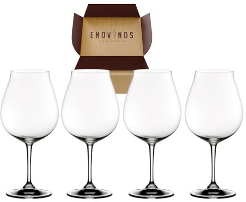 Pack 4 Copas Riedel Pinot Noir - x4 Copa Vino Tinto Cristal Fino Restaurant New World 6416/16 - Mejor Selección ENOVINOS