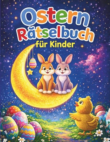 Ostern. Rätselbuch für Kinder ab 3: Beschäftigung Buch für Kinder von 3 bis 6 Jahren. Ein Buch mit lustigen, kreativen Motiven: Malvorlagen, ... Malen mit Punktmarkern und vieles mehr.