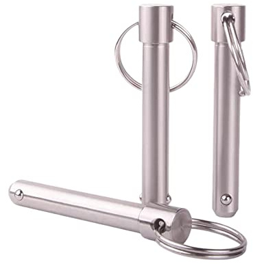Perni di bloccaggio, perno a molla in acciaio inossidabile VCN114 da 1 pezzo, perno a sgancio rapido for carichi pesanti, perno di sicurezza a sfera, VCN114-16-60mm ( Color : Model - Dia. - Length , S