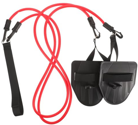 BELLIFFY Schwimmwiderstandsband Verstellbarer Schwimmtrainingsgürtel Mit Elastischem Seil Für Effektives Krafttraining Im Wasser Geeignet Für Altersgruppen Und Schwimmniveaus