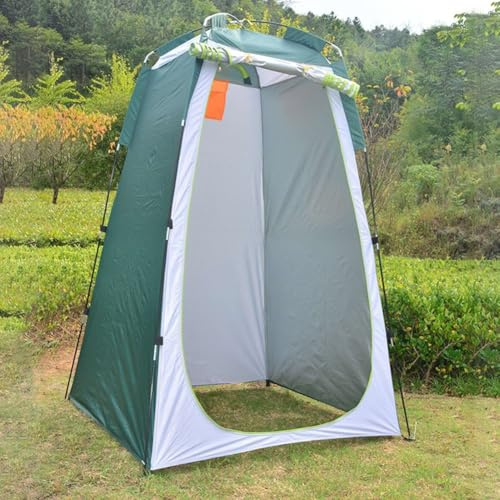 HEBEOT Tenda da doccia portatile, verde, stile contemporaneo, 1 persona, 3 stagioni, impermeabile, campeggio, spiaggia, fotografia, picnic, pesca, casa, riparo per la privacy