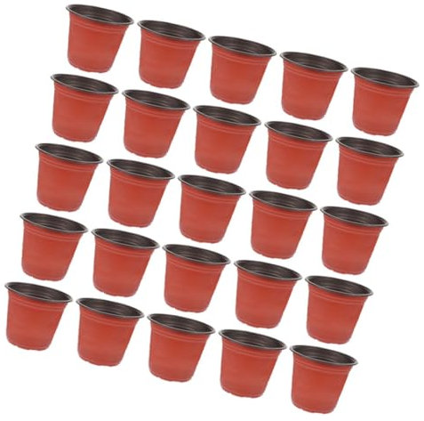 BEBEMOKO Pp-töpfe Mit Drainage 150 Stück Große Pflanztöpfe Für Heim- Und Gartendekoration