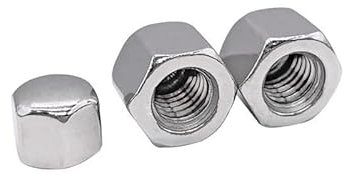 5/10 pz M3 M4 M5 M6 M8 M10 M12 M14 M16 304 A2-70 In Acciaio Inox Esagonale Esagonale Corto Basso Sottile Cap Acorn Dado Copertura Dado Cieco DIN917(M14 5pcs)