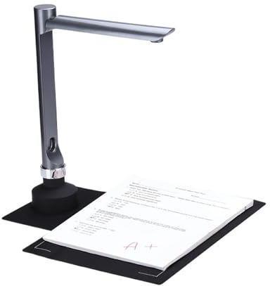 F60A HD 5MP Scanner for documenti USB Fotocamera di acquisizione pieghevole in formato A4 con controllo touch a luce LED for videoregistratore didattico online,Aumentare L'Efficienza