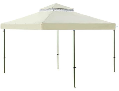 Copertura Per Gazebo - Telo Sostitutivo Per Tendone Da Giardino - Tetto 3x3 Metri Per Giardino, Terrazzo, Barbecue All’Aperto E Deck Esterno