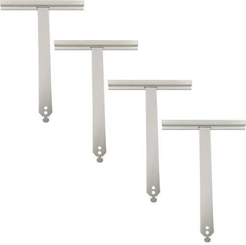 Ousuwo 4 molle di sospensione per tapparelle – 150 mm x 190 mm ganci di ricambio in lega di alluminio resistente con design a coda di rondine per tapparelle sicure e affidabili accessori parasole