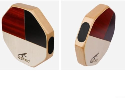 Tragbare Cajon-Box-Trommel mit Tragetasche, kompaktes Hand-Percussion-Instrument mit Bongo- und Snare-Sounds, gefertigt aus Birken- und Crotonholz, ideal für den Außenbereich