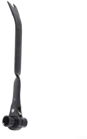 Clé à cliquet rapide 4 en 1, réglable, résistante aux chocs, pour serrer, marteler et enfoncer, 17-19 mm/18-19 mm, en acier au chrome-vanadium (18-19 mm)
