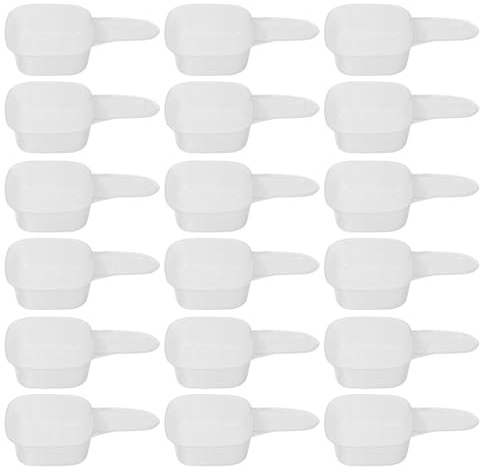 PRETYZOOM 30 Pièces Doseur pour Lessive en Plastique 40ml Compact et Portable, Cuisine Voyages, Mesure Précise pour Poudre et Liquide