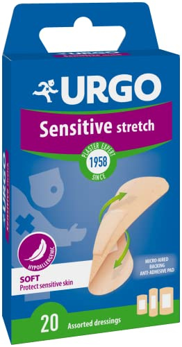 Urgo - Sensitive - Apósito extensible para pieles sensibles - Caja de 20 apósitos