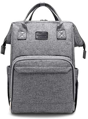 SONARIN Multifunktions Baby Wickelrucksack mit Kinderwagen Strap,Große Kapazität,Wickeltasche,Reise-Rucksack-Organizer,Wasserdicht,Anti-Dirty Transparent Film,Stilvoll,Ideal Geschenk(Hellgrau)