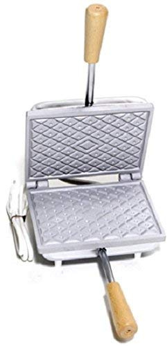 Ferro per pizzelle ferratelle elettrico tradizionale rettangolare a rombi dolci waffle