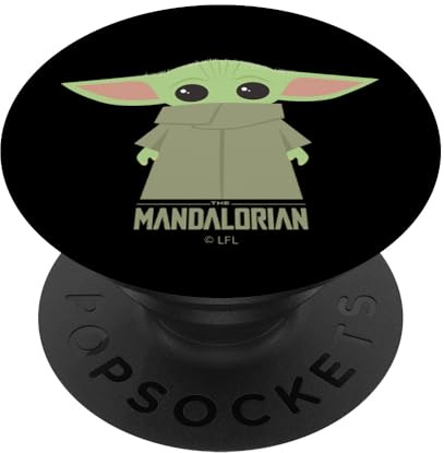 Star Wars The Mandalorian The Child Hidden Face Cute Cartoon PopSockets PopGrip: Swappable Grip for Phones & Tablets
