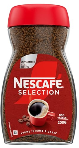Nescafé Sélection, Café Soluble, Flacon de 200g