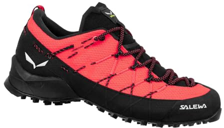 SALEWA WILDFIRE 2 W, Scarpe da Avvicinamento Donna, Fluo Coral/Black, 38.5 EU